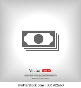  money  icon. One of set web icons