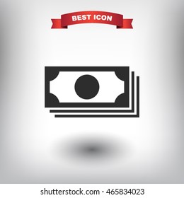  money  icon. One of set web icons
