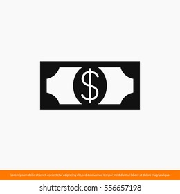  money  icon. One of set web icons