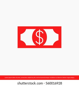 money  icon. One of set web icons