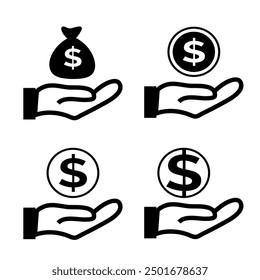 money icon with pound icon