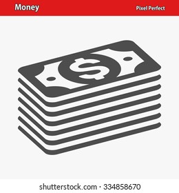 Money Icon. Professional, pixel perfect icon optimized for both large and small resolutions. EPS 8 format.