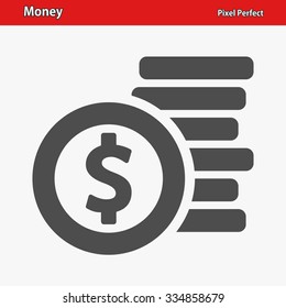 Money Icon. Professional, pixel perfect icon optimized for both large and small resolutions. EPS 8 format.