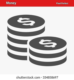 Money Icon. Professional, pixel perfect icon optimized for both large and small resolutions. EPS 8 format.