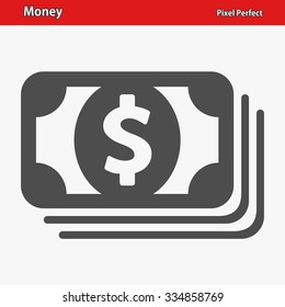Money Icon. Professional, pixel perfect icon optimized for both large and small resolutions. EPS 8 format.