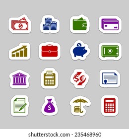 Money icon set