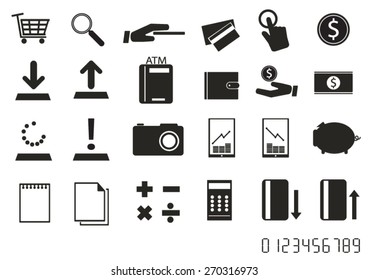 money icon set