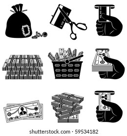 Money icon set