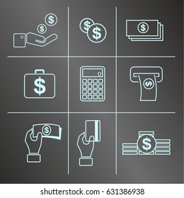 Money icon set
