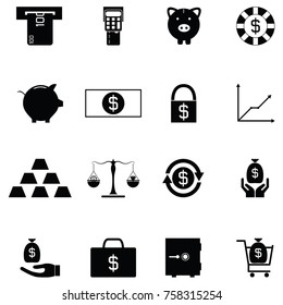 money icon set