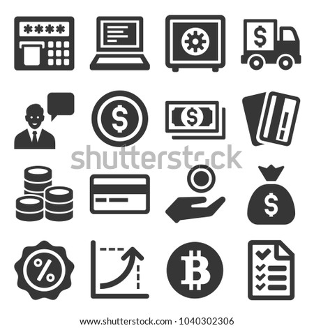 Money icon set