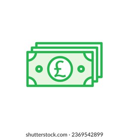 Juego de iconos de dinero. Icono del vector de dinero. 