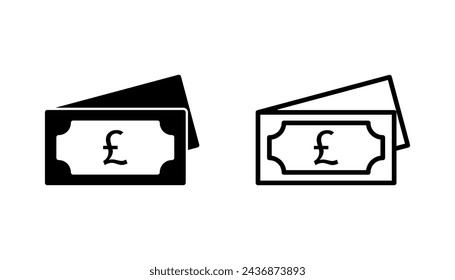 Conjunto de iconos de dinero. Icono de vector de dinero. 