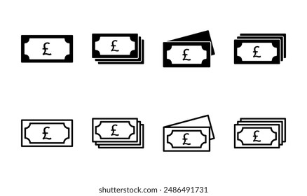 Money icon set. Money vector icon. 