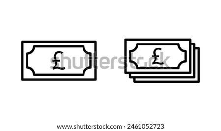 Money icon set. Money vector icon. 