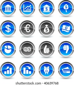MOney icon set. Vector illustration.
