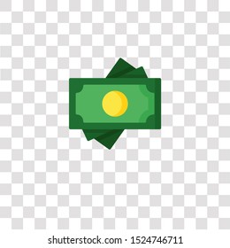 money icon sign and symbol. money color icon for website design and mobile app development. Simple Element from happiness collection for mobile concept and web apps icon.