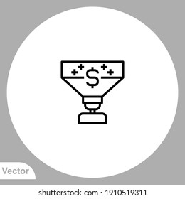 Money icon sign vector,Symbol, logo illustration for web and mobile