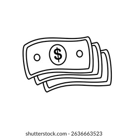 Geld-Symbol, einfacher flacher Stil, Vektorgrafik-Symbol Logo-Vorlage Piktogramm, für ui oder ux einzeln auf weiß für mobile App, bearbeitbar