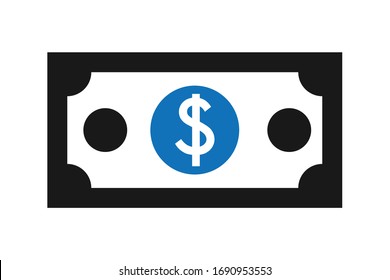 Money icon simple vector illustration
