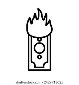 Geld-Icon einfache Vektor-Illustration