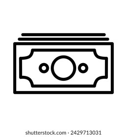 money icon simple vector illustration