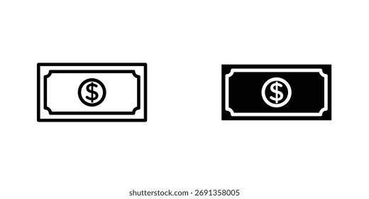 Money icon Simple vector illustration for graphic and web design.
