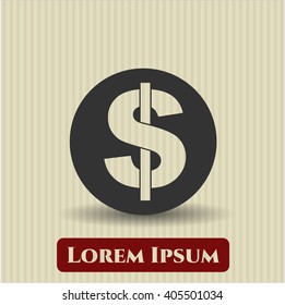 Icono o símbolo de dinero
