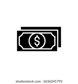 Money icon symbol for apps and websites. Money sign and symbol