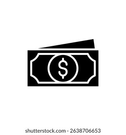 Money icon symbol for apps and websites. Money sign and symbol