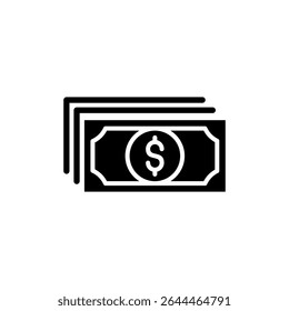 Money icon symbol for apps and websites. Money sign and symbol