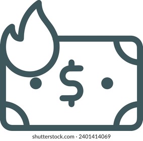 Money icon symbol vector image. Illustration of the dollar currency design image