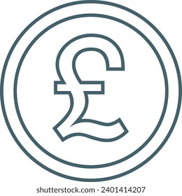 Imagen vectorial del símbolo del dinero. Ilustración de la imagen de diseño de moneda en dólares