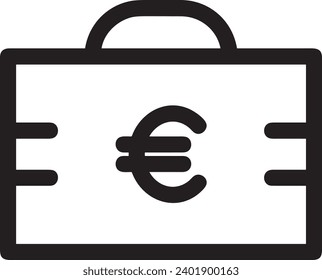 Money icon symbol vector image. Illustration of the dollar currency design image