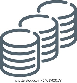 Money icon symbol vector image. Illustration of the dollar currency design image
