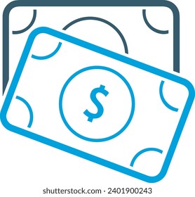 Money icon symbol vector image. Illustration of the dollar currency design image