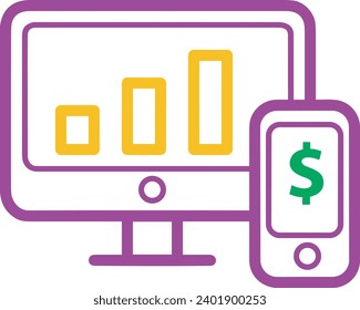 Imagen vectorial del símbolo del dinero. Ilustración de la imagen de diseño de moneda en dólares