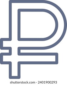 Imagen vectorial del símbolo del dinero. Ilustración de la imagen de diseño de moneda en dólares