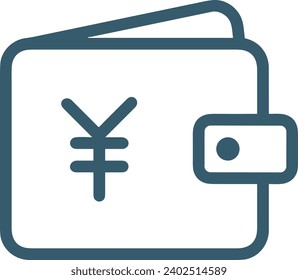 Imagen vectorial del símbolo del dinero. Ilustración de la imagen de diseño de moneda en dólares