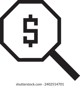 Money icon symbol vector image. Illustration of the dollar currency design image