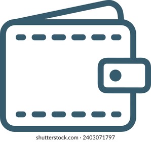 Geldsymbol, Vektorbild. Illustration des Designbildes der Dollar-Währung