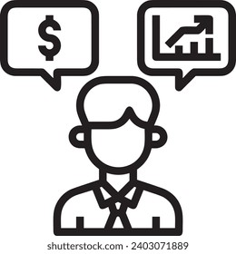 Imagen vectorial del símbolo del dinero. Ilustración de la imagen de diseño de moneda en dólares