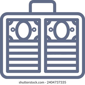 Money icon symbol vector image. Illustration of the dollar currency design image