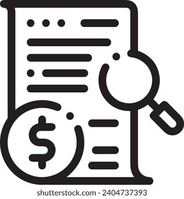 Geldsymbol, Vektorbild. Illustration des Designbildes der Dollar-Währung