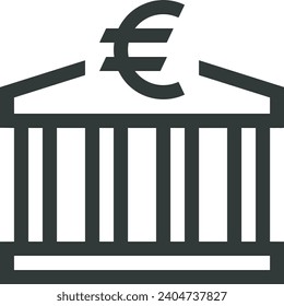Geldsymbol, Vektorbild. Illustration des Designbildes der Dollar-Währung