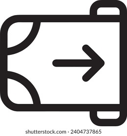 Money icon symbol vector image. Illustration of the dollar currency design image