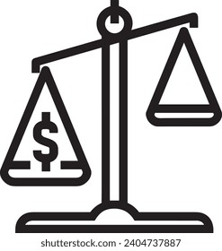 Money icon symbol vector image. Illustration of the dollar currency design image