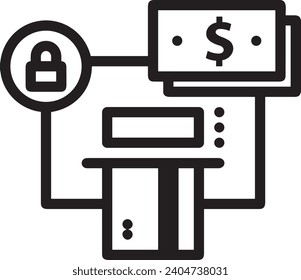 Money icon symbol vector image. Illustration of the dollar currency design image