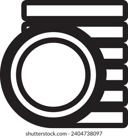 Geldsymbol, Vektorbild. Illustration des Designbildes der Dollar-Währung