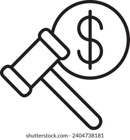 Money icon symbol vector image. Illustration of the dollar currency design image